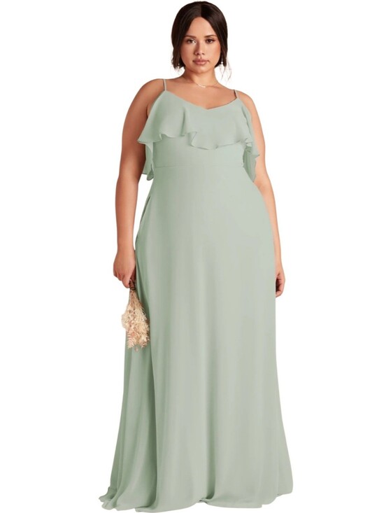 Birdy Grey Dresses & Skirts - Birdy Grey Jane Dress in Sage Chiffon Long Dress Size 2X